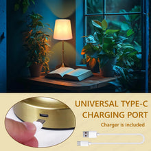 LED Table Lamp Touch Sensor Desktop Night Light Rechargeable Wireless Reading Lamp For Restaurant Hotel Bar Bedroom Decor Light